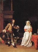 A Lady and a Cavalier, Gabriel Metsu